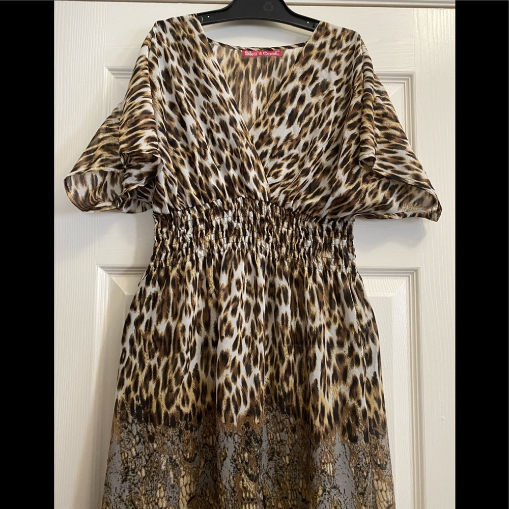 “She’s Cool” Women’s Maxi Dress Sz S